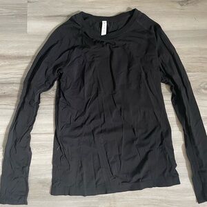 Athleta Black Crew Neck Top
